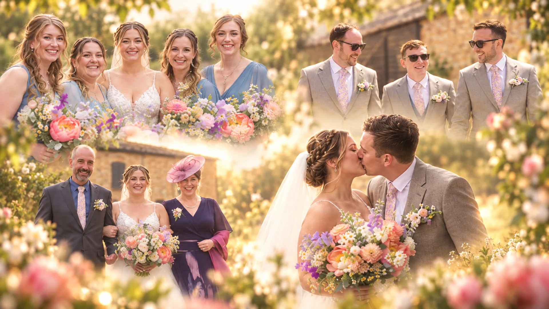 David and Connie wedding film at Barns and Yard